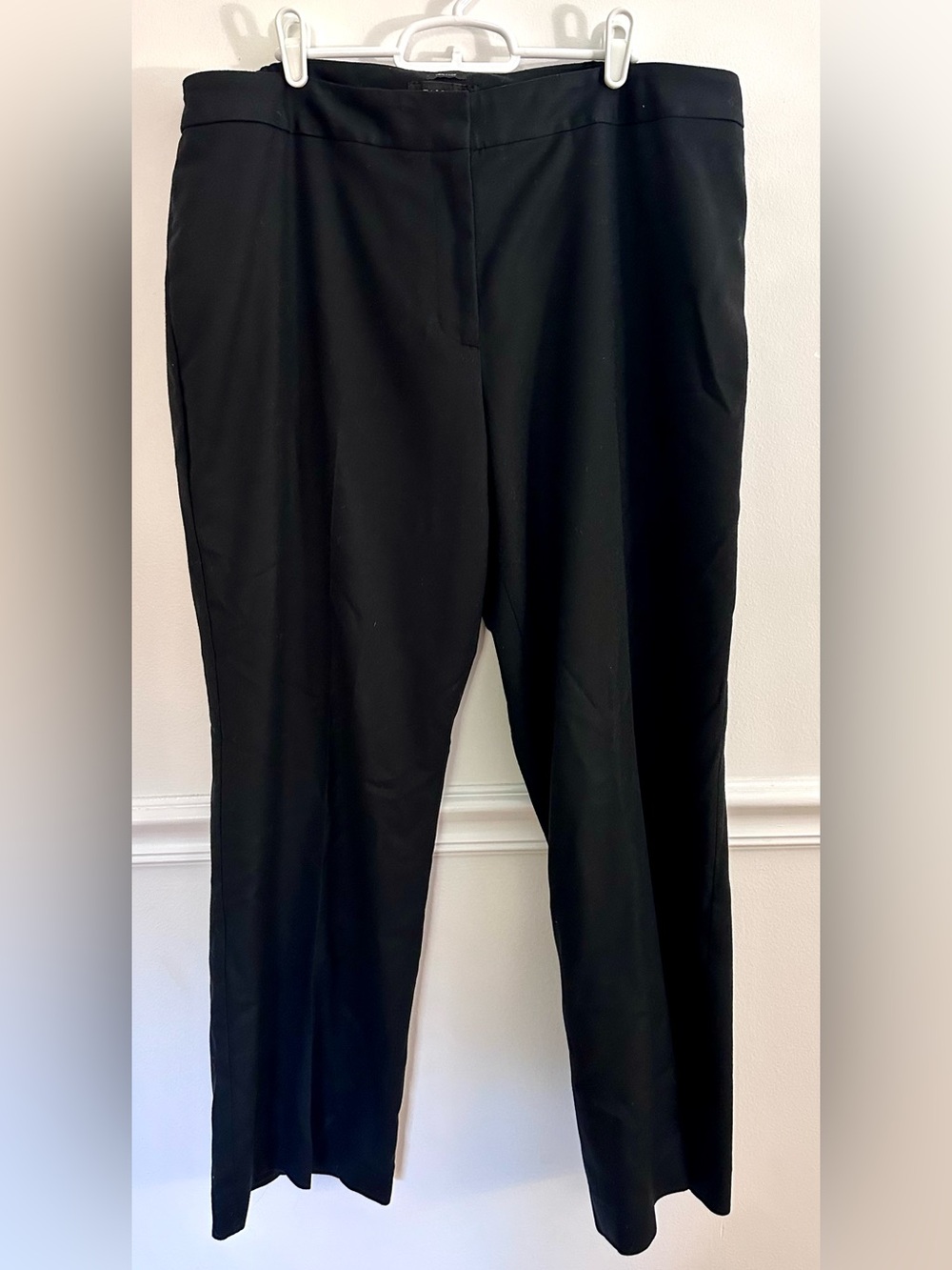 Talbots Woman Heritage Black Wool Dress Pants 16W Professional Trousers Lined
